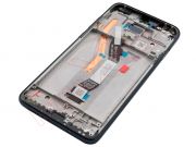 Pantalla completa Service Pack IPS LCD con marco negro "Mineral grey" para Xiaomi Redmi Note 8 Pro, M1906G7I, M1906G7G